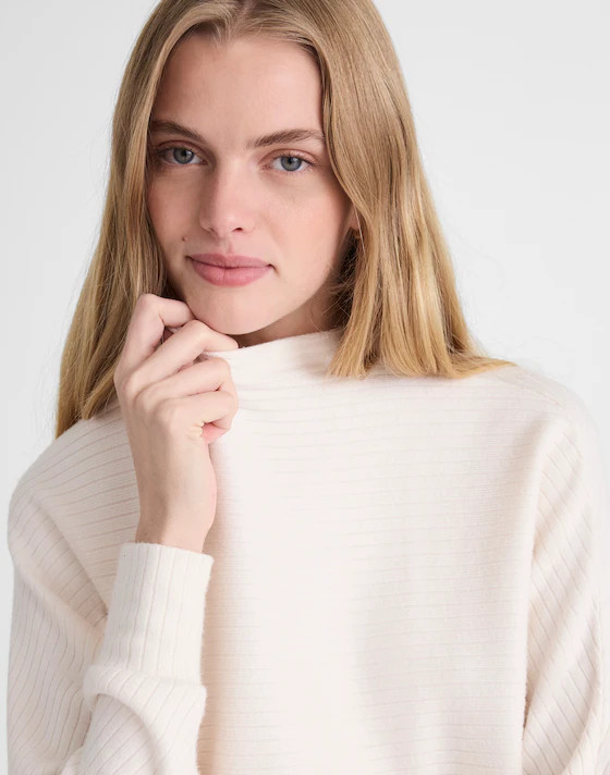 Mockneck Dolman-Sleeve Top | Madewell