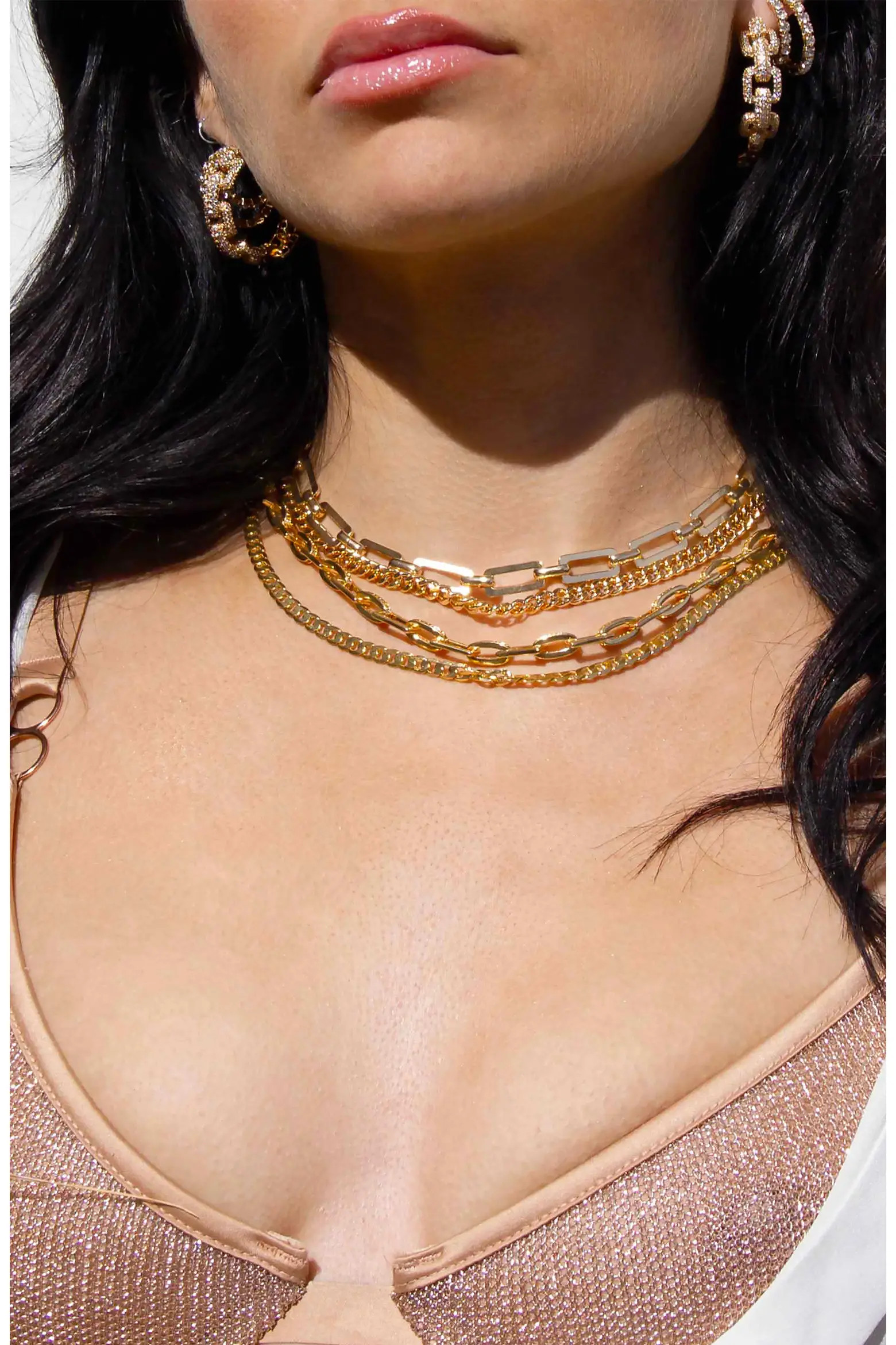 Ettika Rectangle Chain Necklace (Women) | Nordstrom | Nordstrom