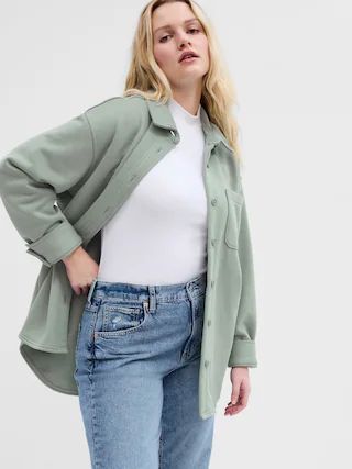 Fleece Shirt Jacket | Gap Factory