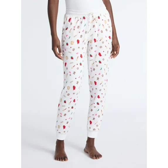 Joyspun Women's Cozy Lounge Collection Hacci Knit Sleep Joggers, 29'' Inseam, Sizes XS-3X | Walmart (US)