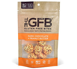 The GFB (6) Gluten Free Dark Chocolate & Peanut Butter Bites | QVC