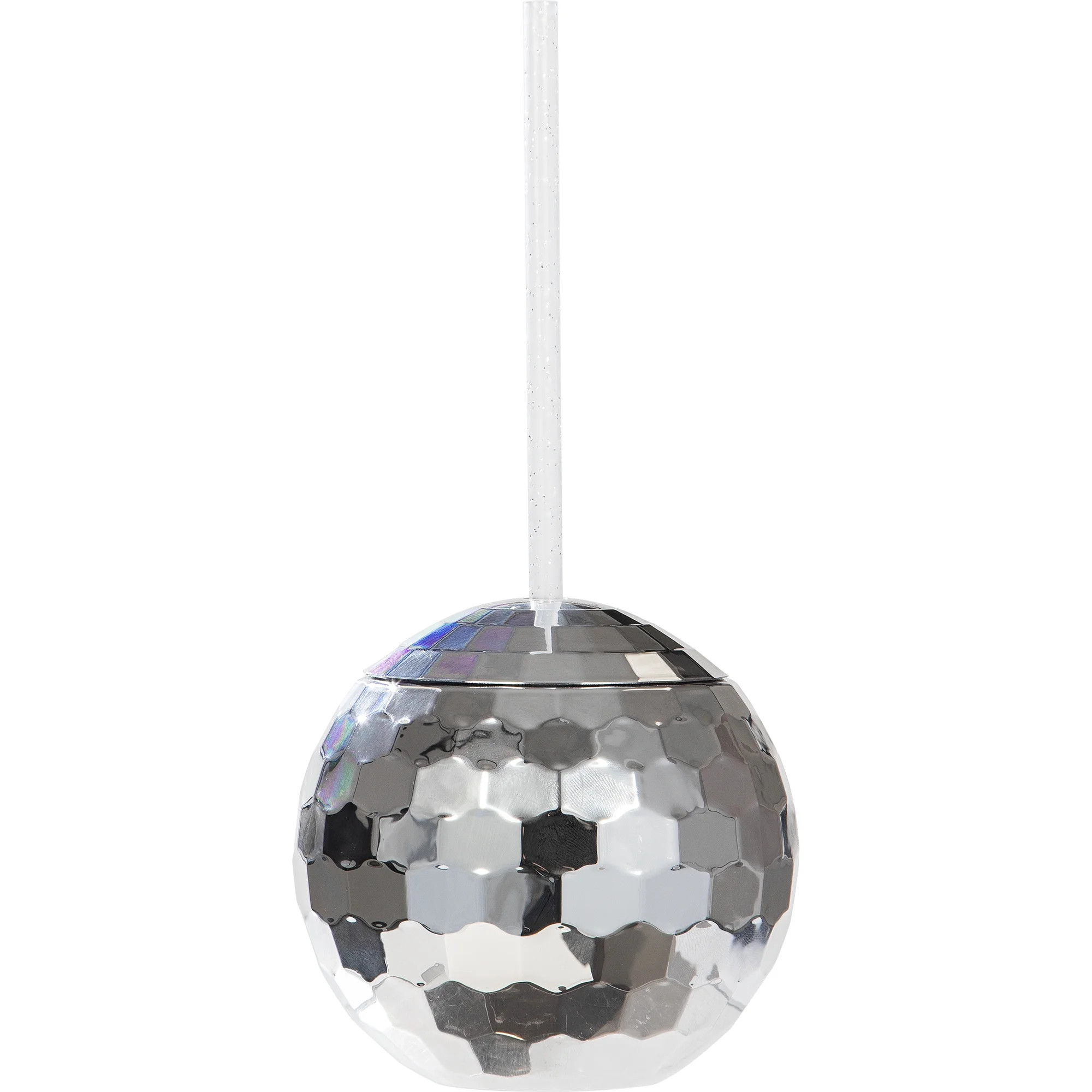 Dolly Parton Silver Disco Ball Plastic Tumbler with Straw 20 Oz | Walmart (US)