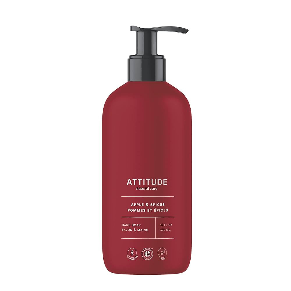 ATTITUDE Liquid Hand Soap, EWG Verified, Plant and Mineral-Based, Vegan Personal Care Products, A... | Amazon (US)