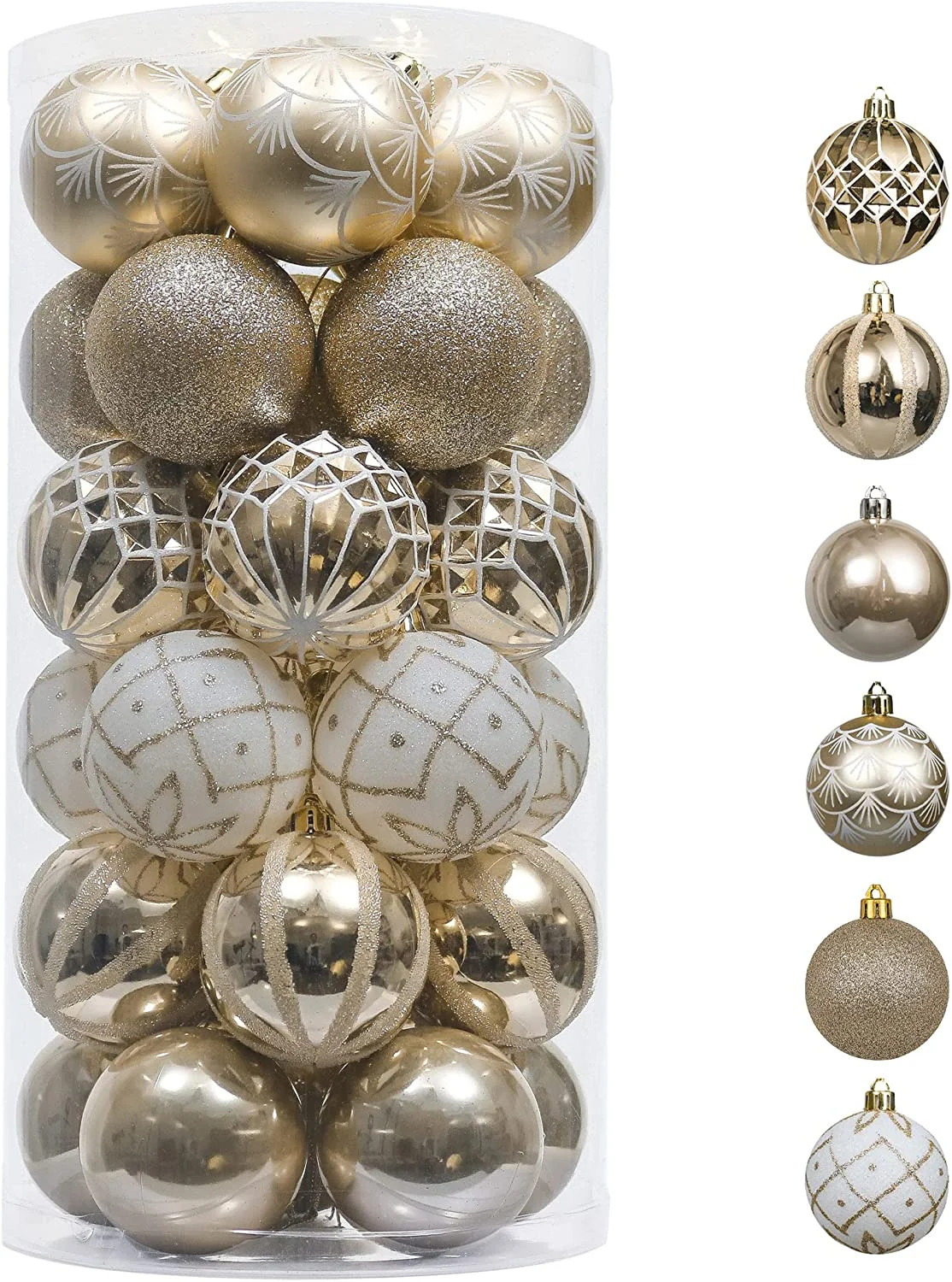 White and Gold (60mm 30ct) | Walmart (US)