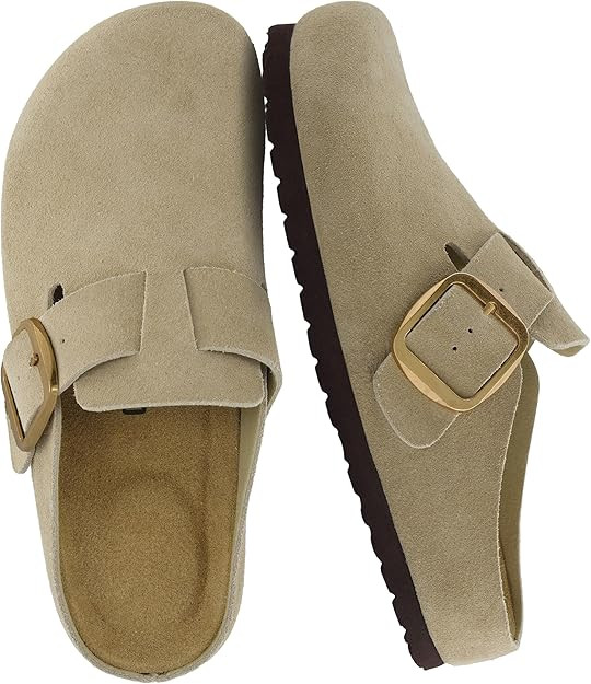 CUSHIONAIRE Rusty Genuine Leather Clogs for Women, Comfortable Slip On Womens Shoes with Adjustab... | Amazon (US)