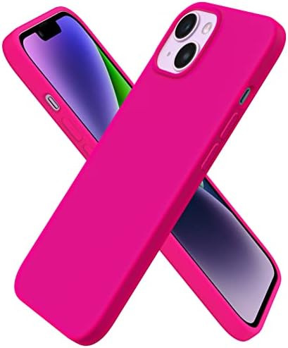 ORNARTO Compatible with iPhone 14 Case 6.1, Slim Liquid Silicone 3 Layers Full Phone Covered Soft... | Amazon (US)