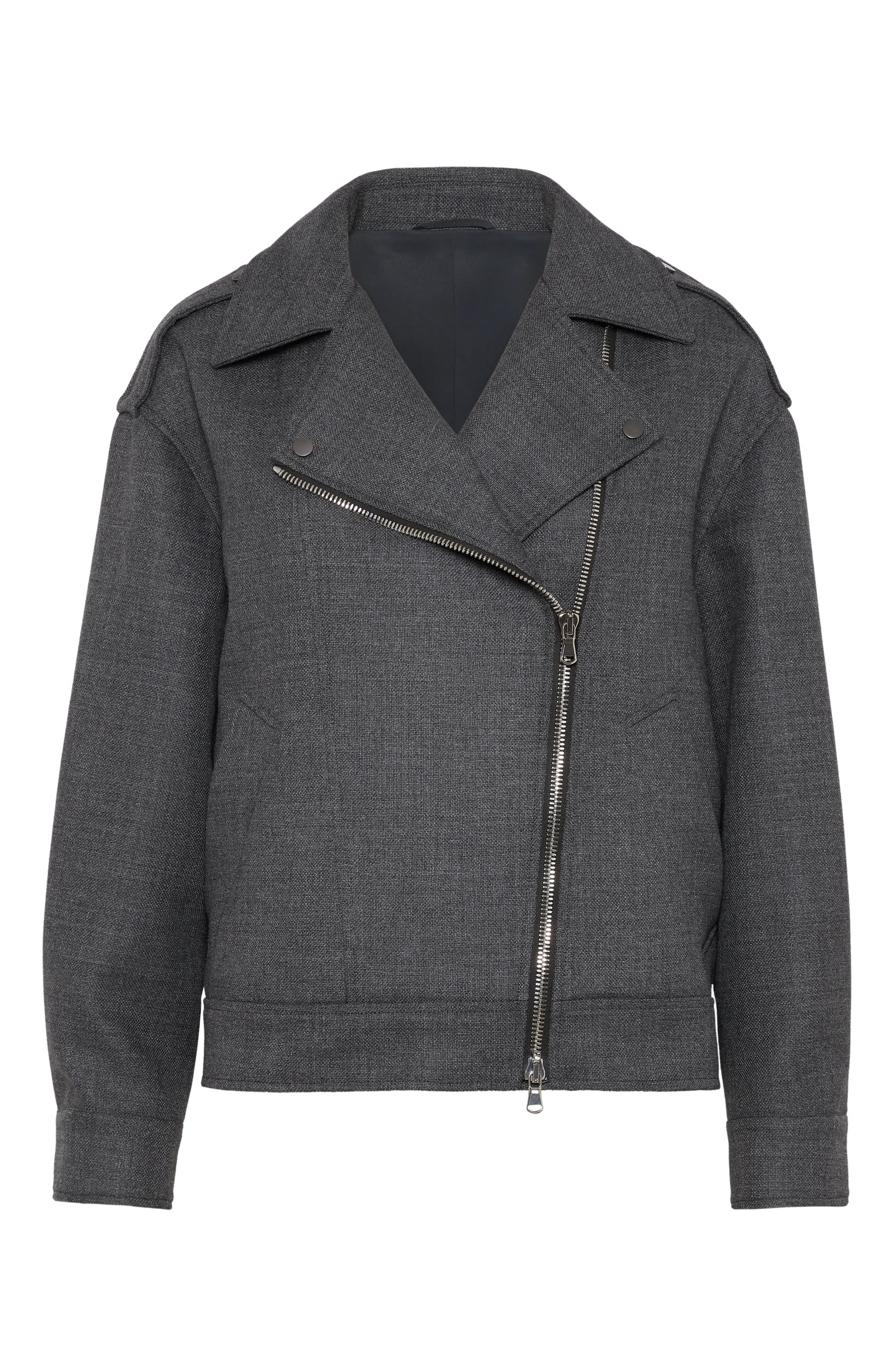 Virgin wool biker jacket | Nordstrom