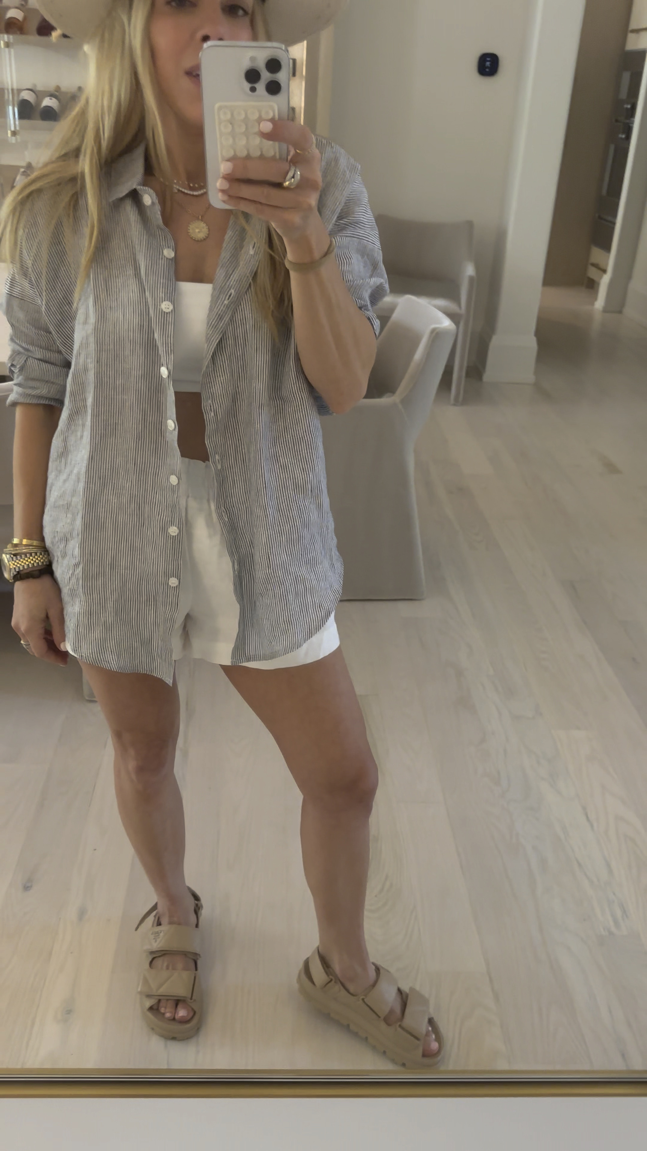 Easy summer look. Love these linen shorts and they come in so many colors! Also linked some other tube tops too! 

#LTKFindsUnder100 #LTKStyleTip #LTKVideo