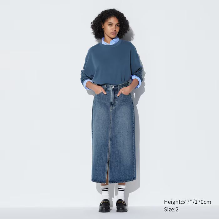 Denim Long Skirt | UNIQLO (US)