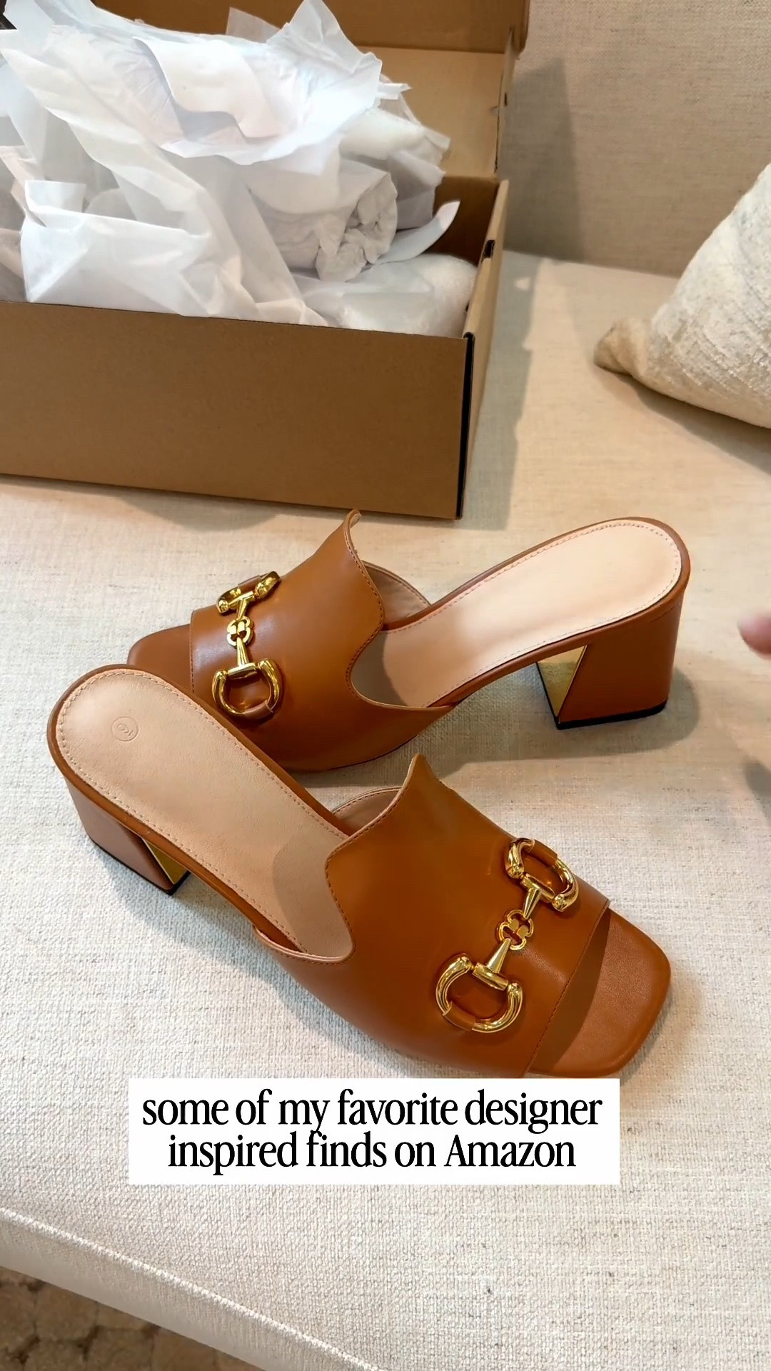 Some of my favorite designer inspired Amazon finds! These chunky heel mules are so trendy and 55% off right now.

#LTKSaleAlert #LTKSeasonal