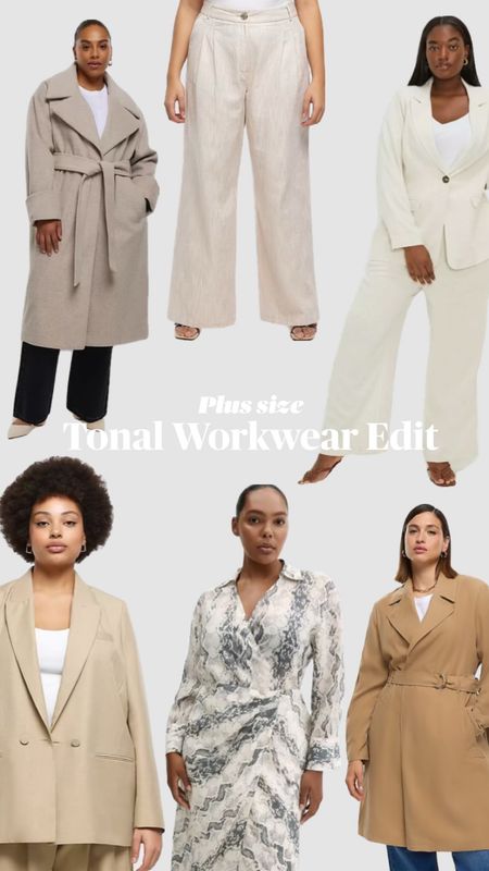 Plus Size Tonal Workwear Edit
Light colours for late summer before all the dark and dreary colours hit! 

#LTKSeasonal #LTKcurves