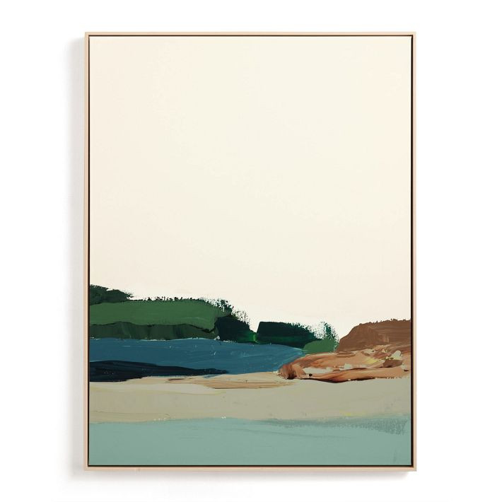 "Spring Seascape" Framed Wall Art by Minted for West Elm | West Elm (US)