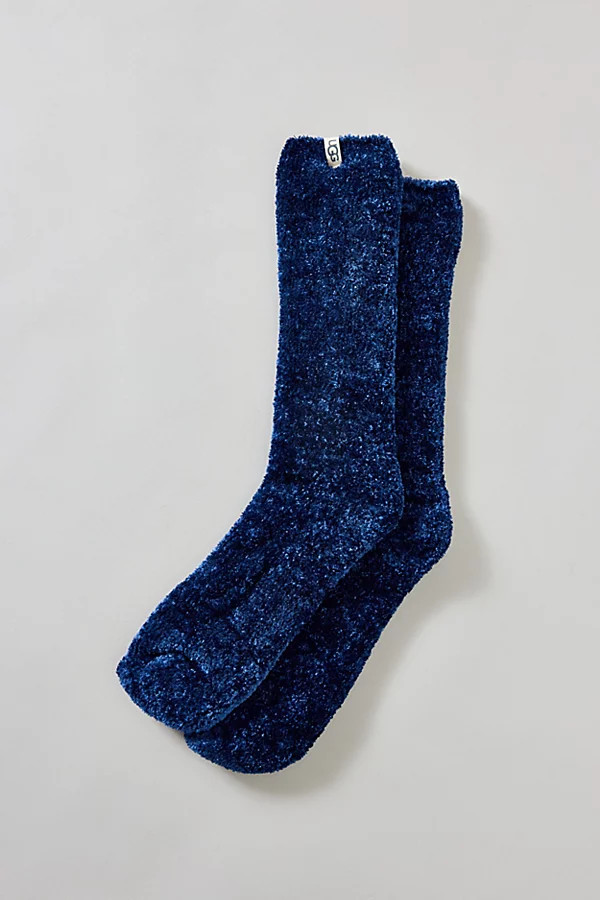 UGG Leda Cozy Sock in Navy, Women's at Urban Outfitters | Urban Outfitters (US and RoW)