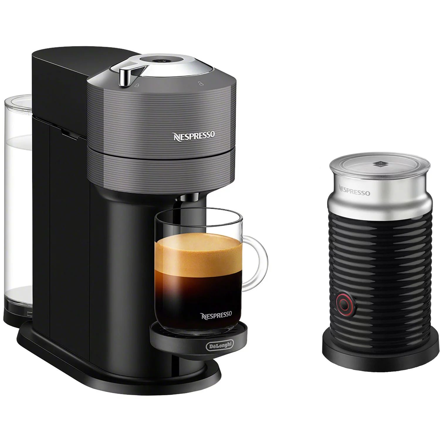 Nespresso by De'Longhi Vertuo Next Premium Coffee and Espresso Maker in Gray plus Aeroccino3 Milk... | Walmart (US)