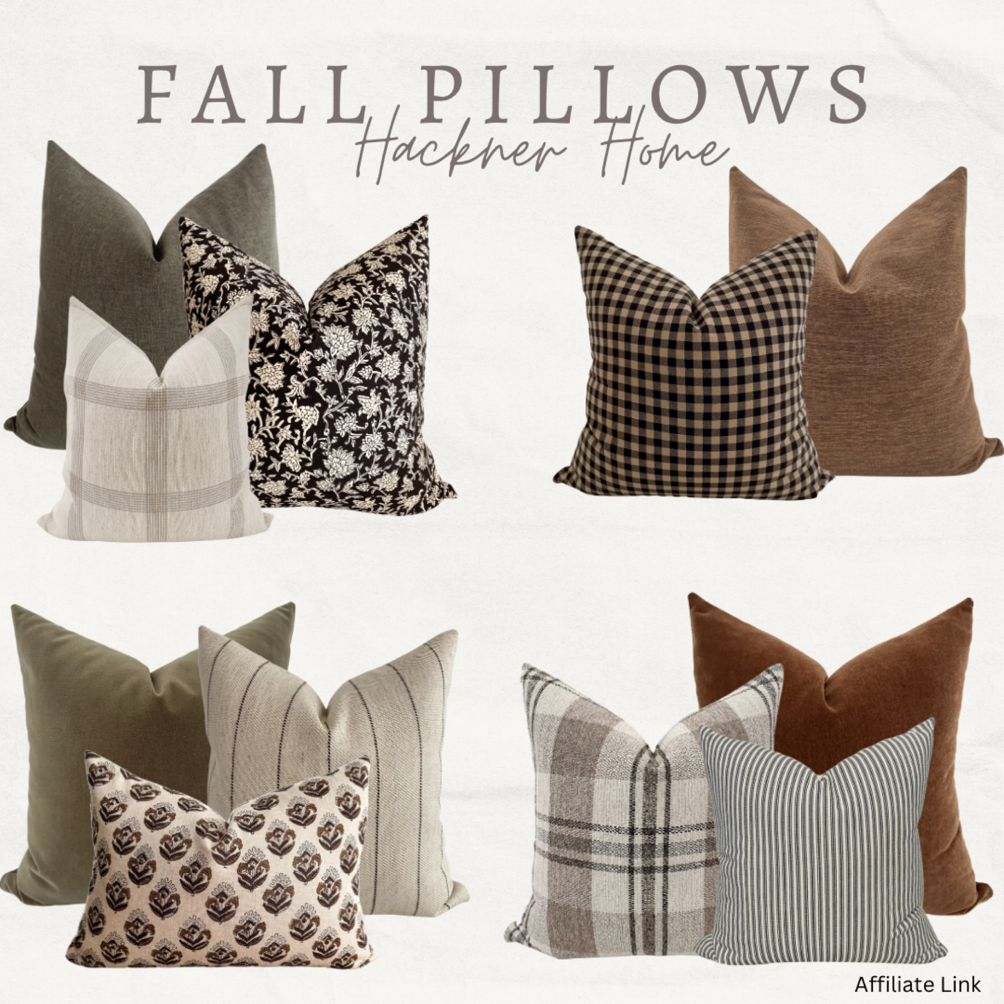Hackner home fall pillows are live! Use code: LD2024 for 20% off!! 

#LTKSeasonal #LTKHome #LTKFallSale