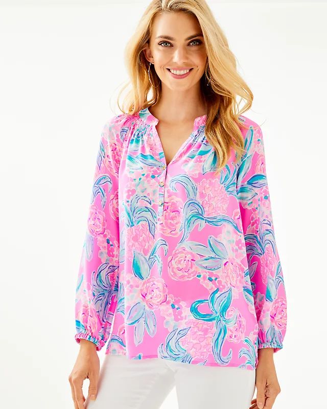 Elsa Silk Top | Lilly Pulitzer