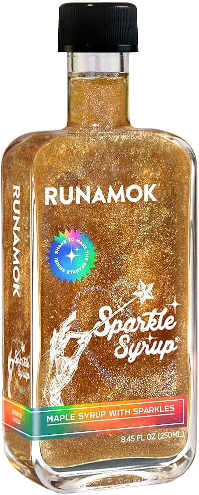 Runamok Sparkle Syrup - Maple Syrup Infused with Edible Sparkles, Perfect Pancake Syrup, Fun Verm... | Amazon (US)