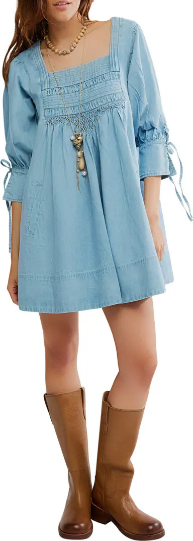 Free People Sonora Chambray Minidress | Nordstrom | Nordstrom
