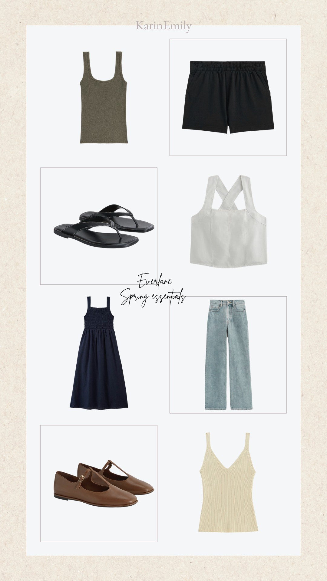 Everlane Spring essentials 

#LTKSeasonal #LTKOver40