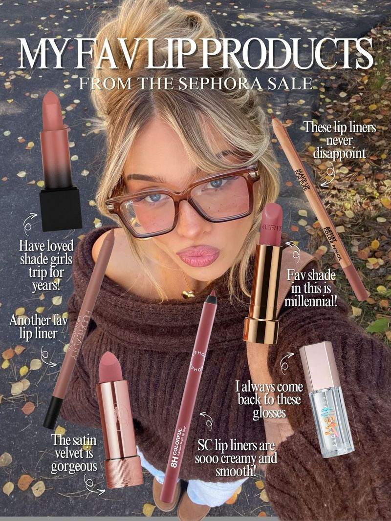 My fav lip products from the Sephora Sale! 

 

#LTKdayinmylife #LTKSaleAlert #LTKBeauty