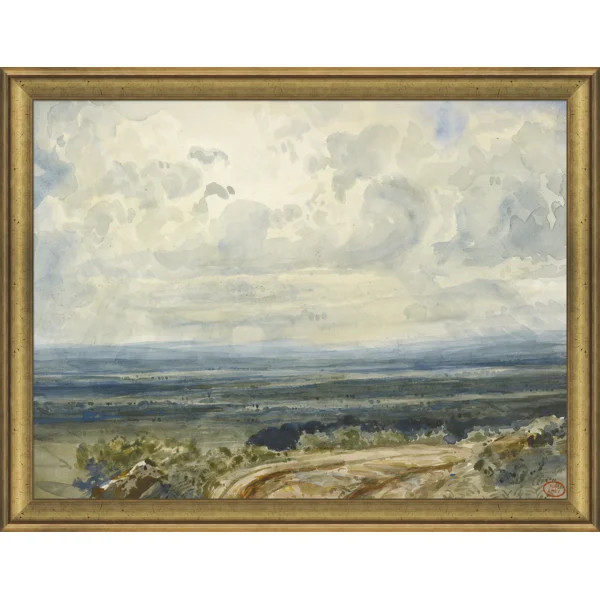 Sun Ray Landscape - Picture Frame Painting | Wayfair North America