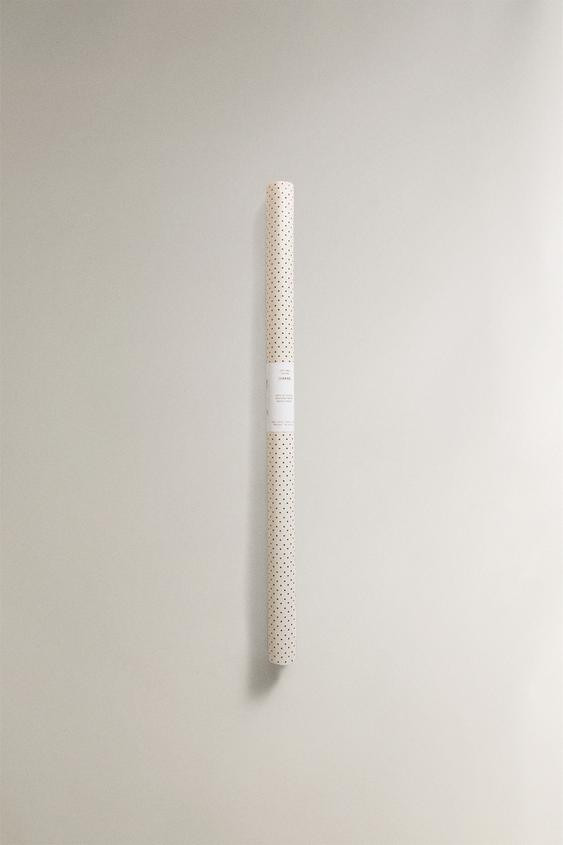 CHRISTMAS MATTE DOTTED GIFT WRAPPING PAPER | Zara US