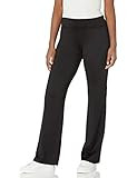 Hanes Women's Comfort Flare Leggings, Black, X Large | Amazon (US)