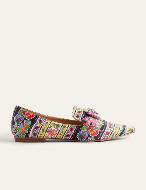 Printed Embellished Loafers | Boden (US)