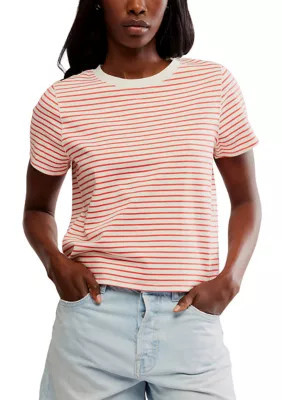 Free People Women's Everyday Stripe T-Shirt | Belk