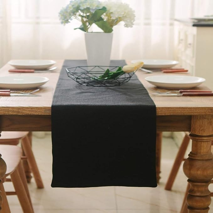 Dinning Table Runner 12 x 36 Inches Farmhouse Kitchen Coffee Burlap Table Runner for Holiday Part... | Amazon (US)