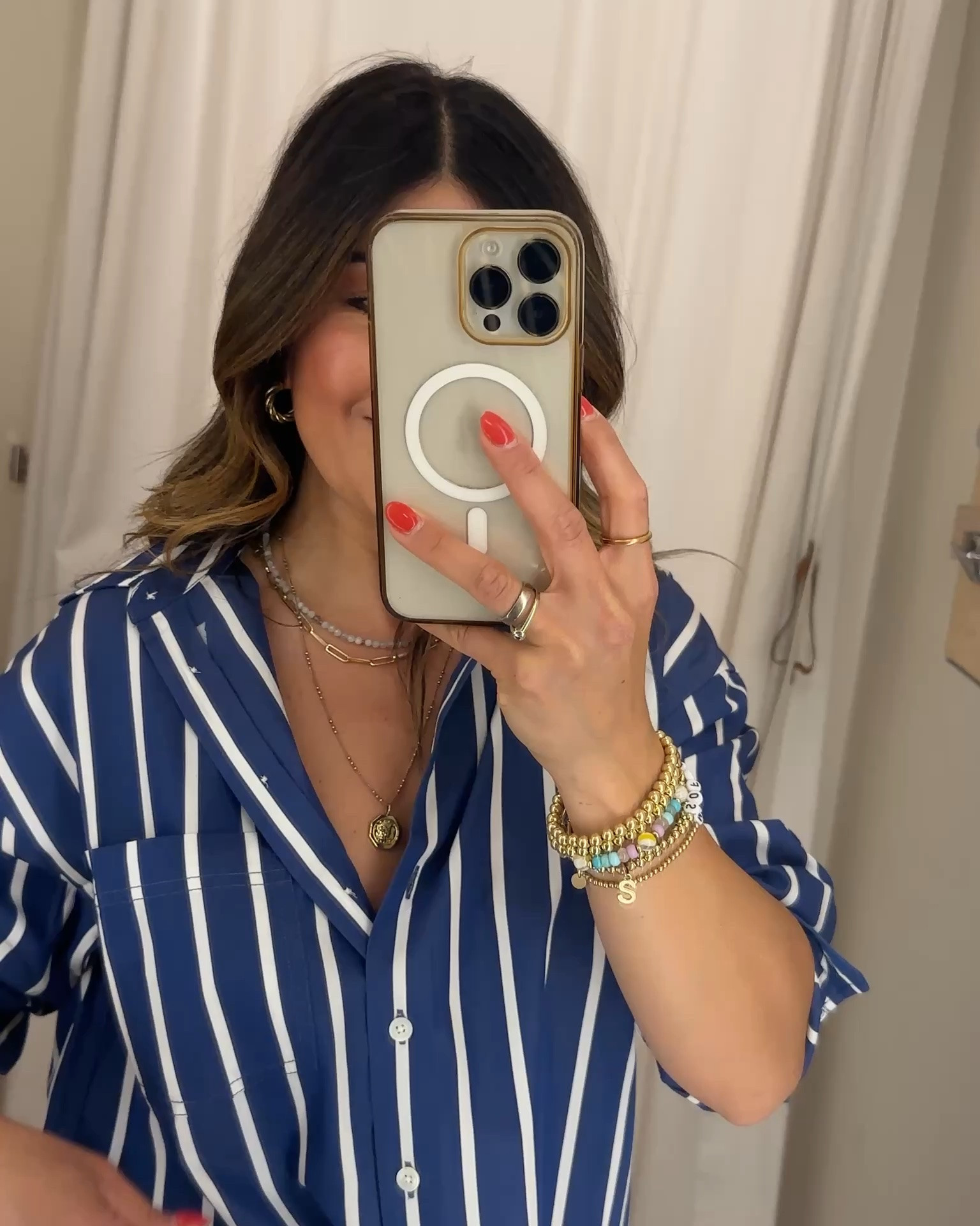 The chicest button down! Available in more colors! Take 20% off right now with code LTK20! 
Shirt size small
Jeans size 24

#LTKxMadewell #LTKSeasonal #LTKSaleAlert