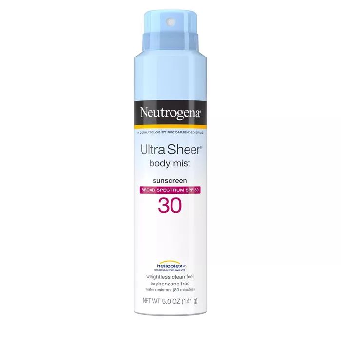 Neutrogena Ultra Sheer Lightweight Sunscreen Spray - SPF 30 - 5oz | Target