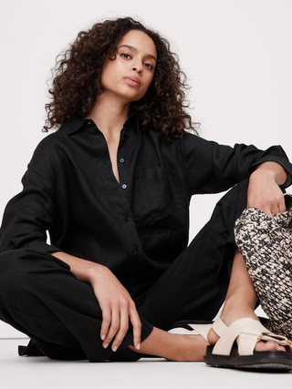 The Oversized Linen Shirt | Banana Republic (US)