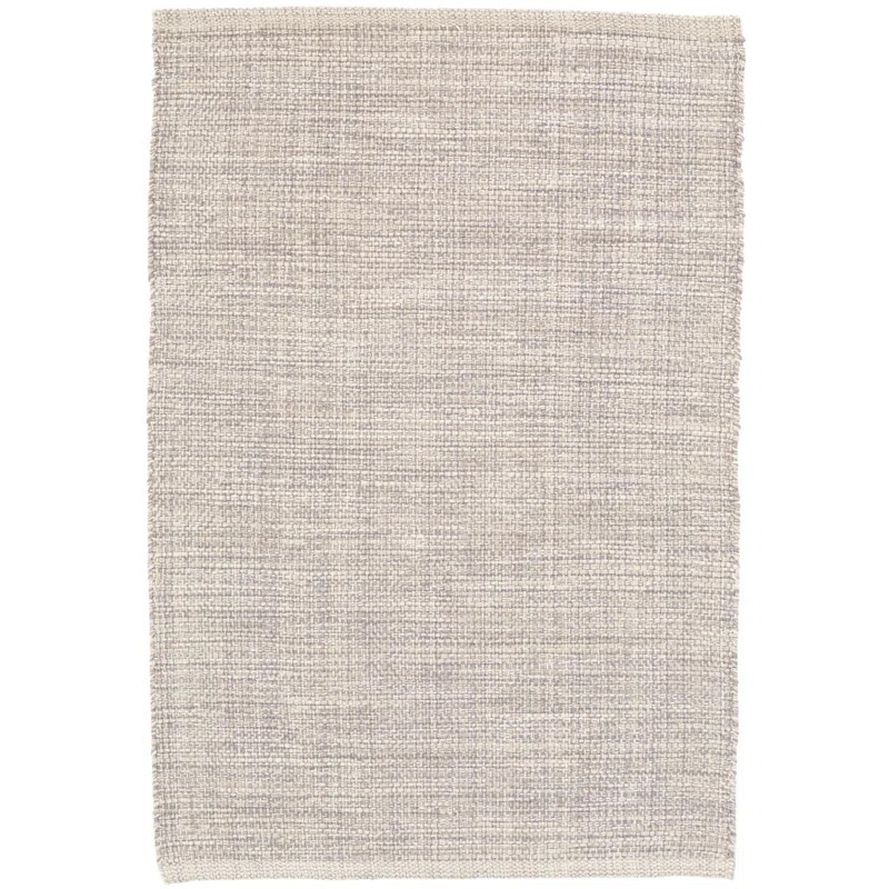 Marled Gray Cotton Area Rug | Wayfair North America