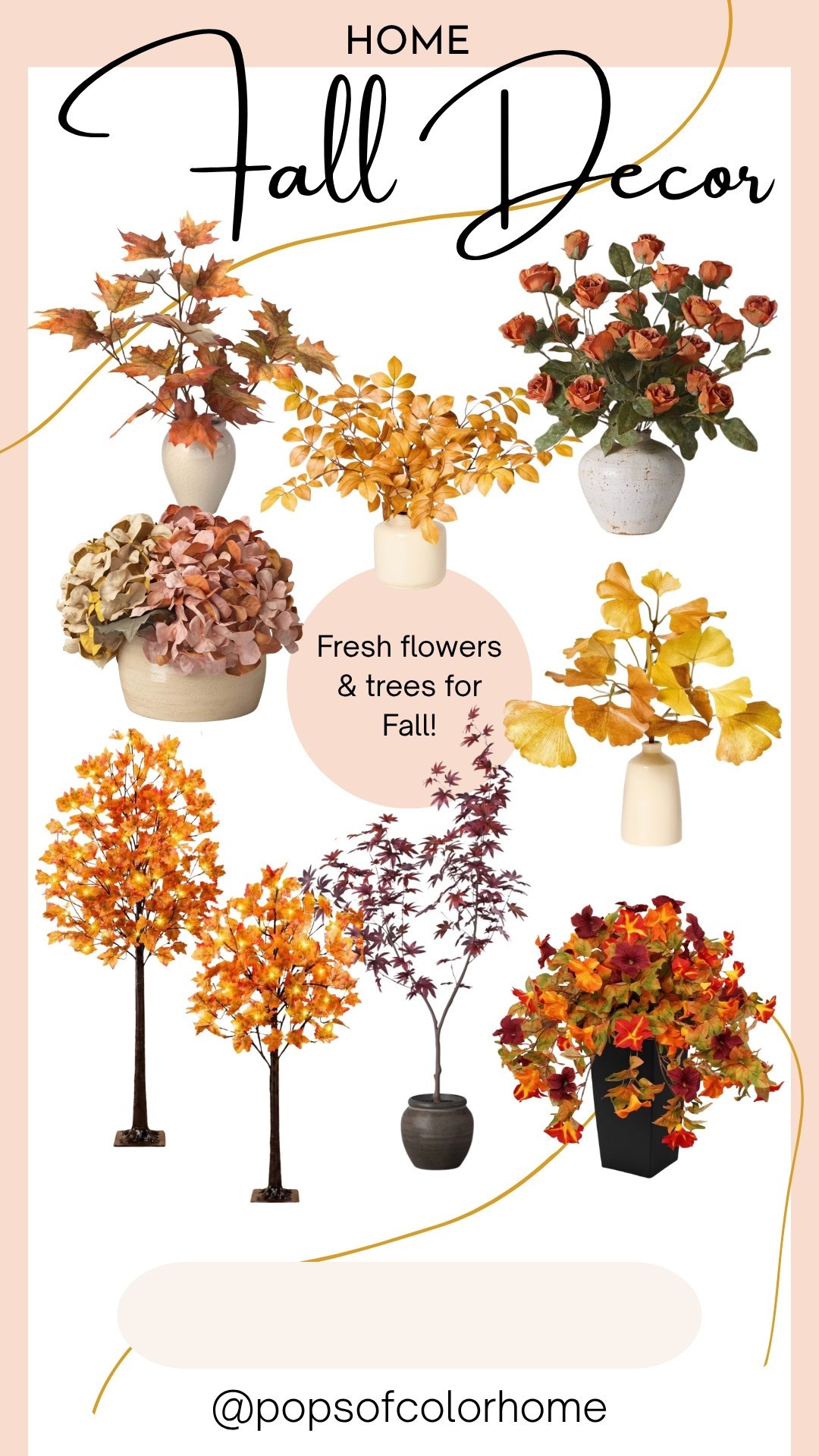 Fall florals & trees

#LTKSeasonal #LTKHome #LTKSaleAlert