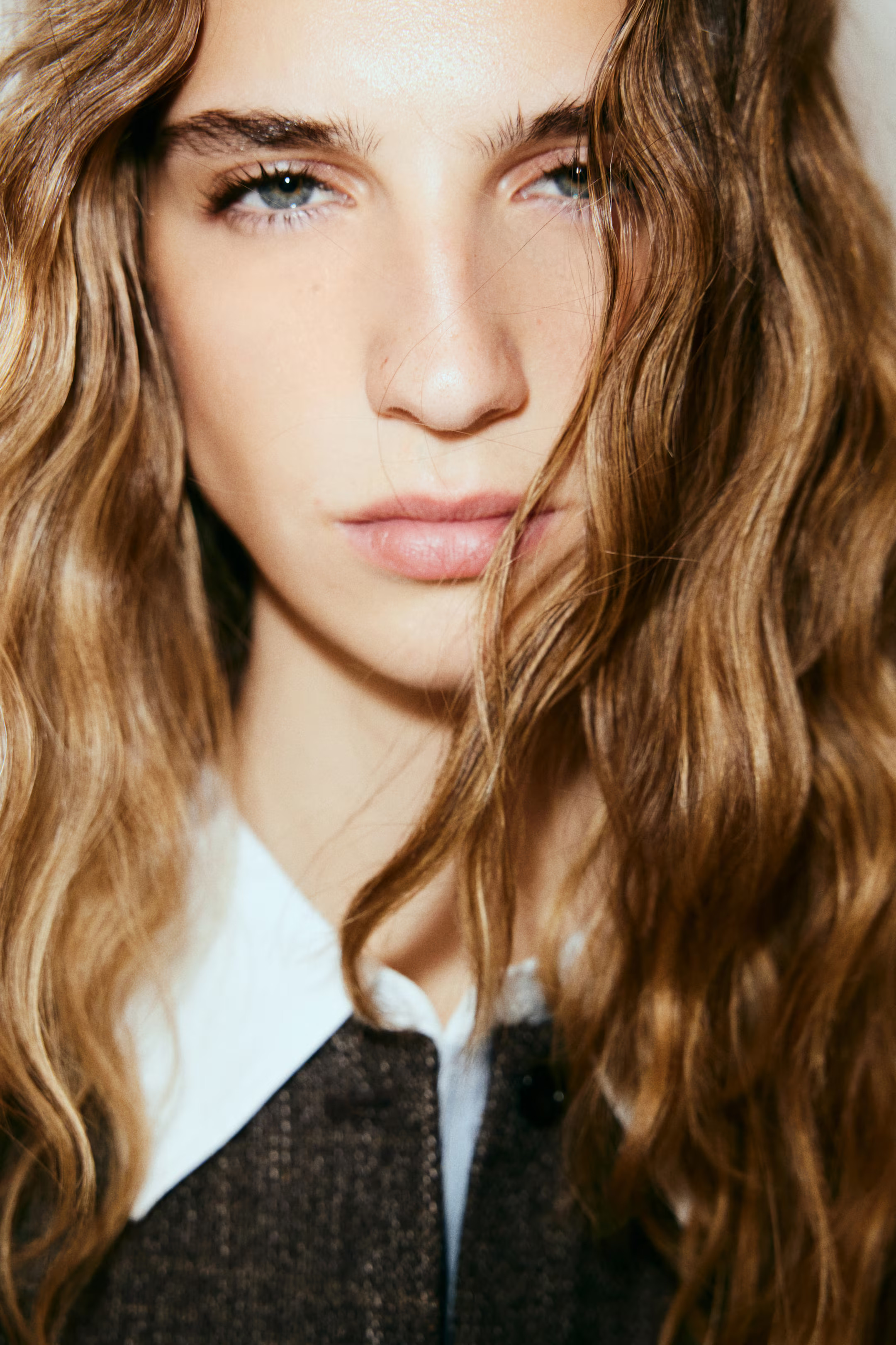 Long waistcoat - Dark brown marl - Ladies | H&M GB | H&M (UK, MY, IN, SG, PH, TW, HK)