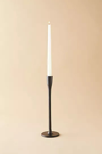 Matte Black Candlestick | Anthropologie (US)