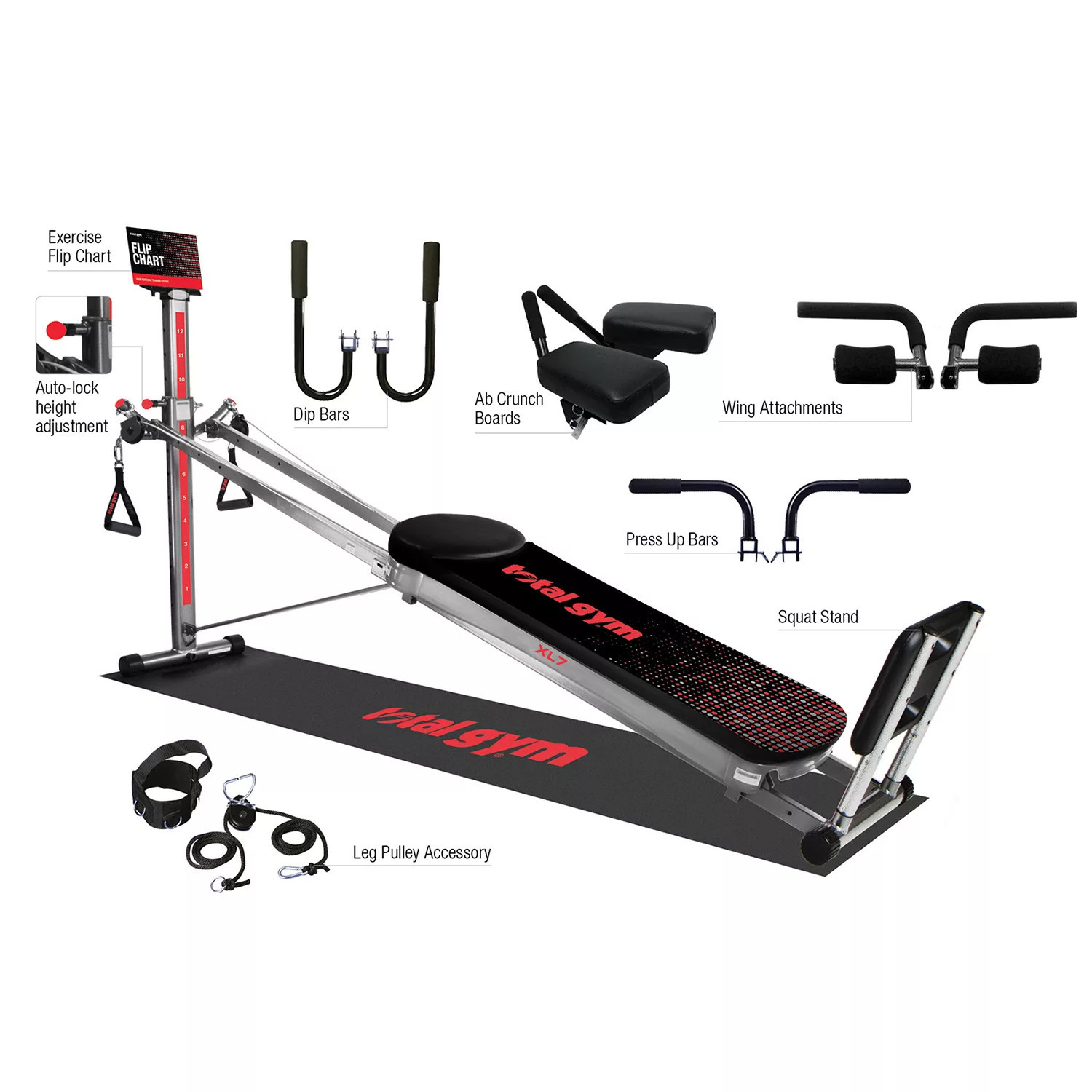 Total Gym XL7 Home Gym with Workout DVDs | Sam's Club