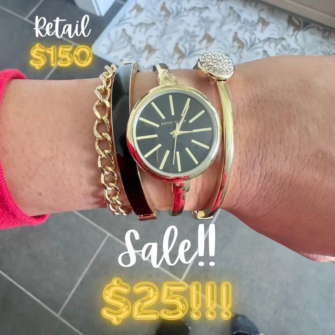 Retail: $150 😱 ‼️‼️SALE: $25‼️‼️

Yall—-you get ALL 4️⃣!!  One of my favorite features is the ability to remove links (EASILY) if you have a small wrist! 

It also comes in a nice box with a cushion for storing! Would make a great gift too 😉 

This is a great way to elevate your outfit and ditch the smartwatch for the night! 🙃

Idk how long this deal is going to last but DONT WAIT! 



#LTKSaleAlert #LTKFindsUnder50 #LTKGiftGuide