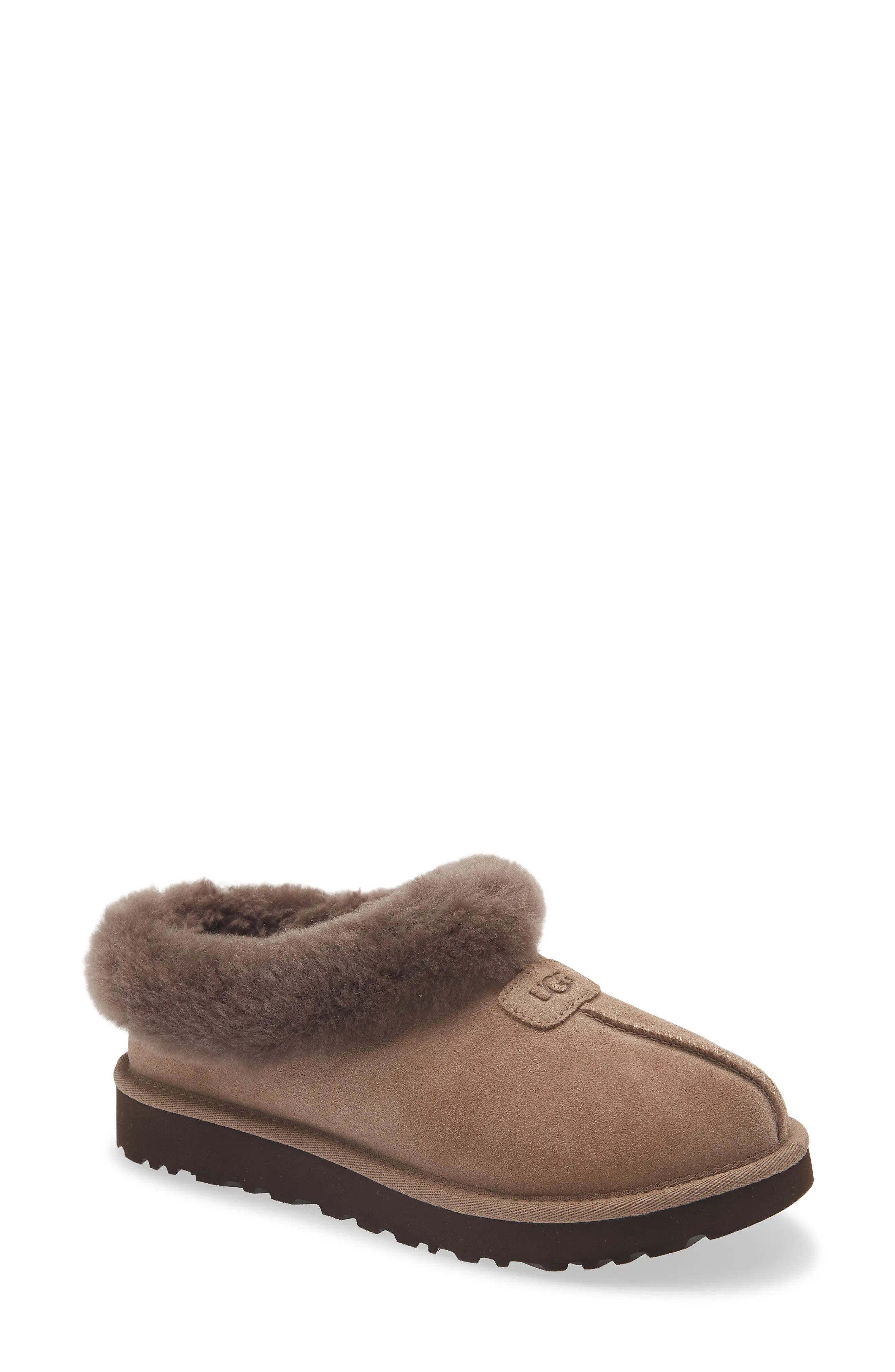 Tazzette Genuine Shearling Collar Slipper (Women) | Nordstrom | Nordstrom
