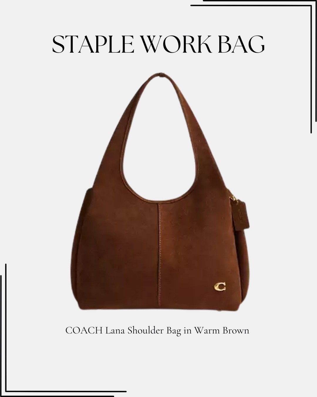 Just received this gorgeous bag for Christmas - fully leather lined and lots of compartments for organization - perfect as a work bag and comes in regular leather as well! 🤎

#LTKWorkwear #LTKSeasonal #LTKHoliday