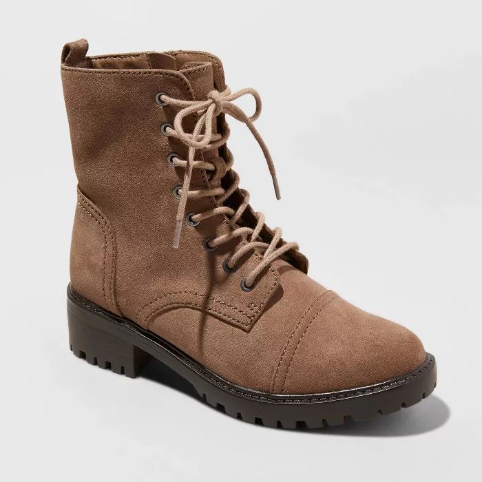 Women's Kamryn Lace Up Combat Boot - Universal Thread™ | Target