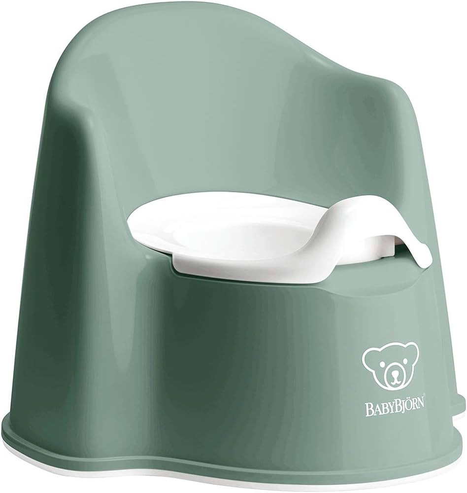 BabyBjörn Potty Chair, Deep green/White | Amazon (US)