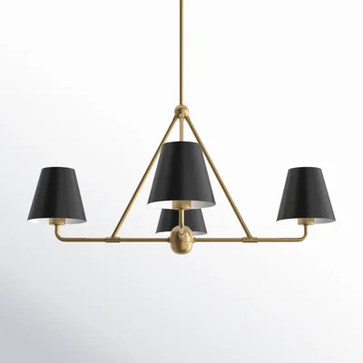 Kinston 4 - Light Shaded Classic Chandelier | Wayfair North America