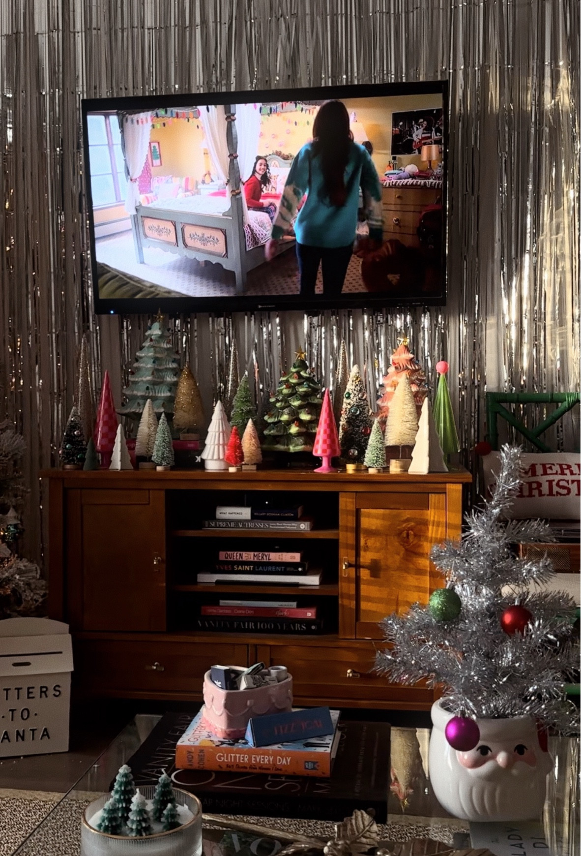 I’ve gotten SO many questions about the trees under the TV… and honestly most of them are 3-5 years old. 🎄 Growing our little farm every year but I tried to find as many similar and exact that I could, linked here!

#LTKSeasonal #LTKHoliday #LTKFindsUnder50