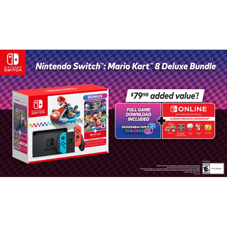 Nintendo Switch – Mario Kart 8 Deluxe Bundle | Walmart (US)