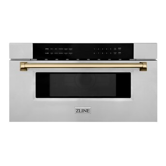 ZLINE KITCHEN & BATH 29.75-in 1.2-cu ft Electronic 1000-Watt Microwave Drawer (Stainless Steel wi... | Lowe's