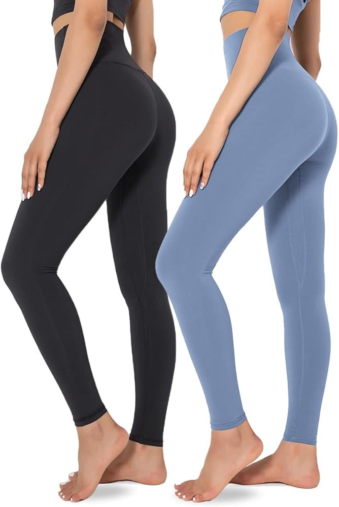 Yoga Pants for Women High Waisted Leggings Workout Gym Soft Stretchy | Amazon (US)
