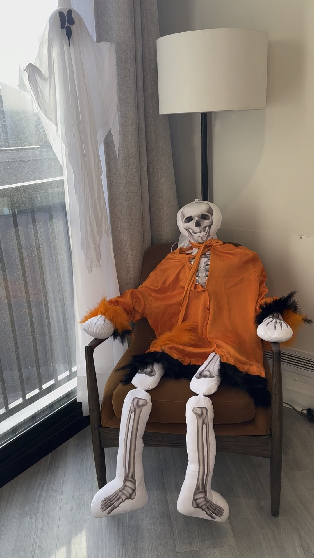 Halloween decor 
Skeleton pillow
Sonder stays 

#LTKFindsUnder100 #LTKHoliday #LTKSeasonal