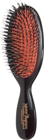 Pocket Mixture Nylon & Boar Bristle Brush for Short Coarse to Normal Hair | Nordstrom